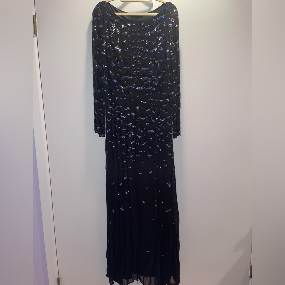 Black gown with detailing